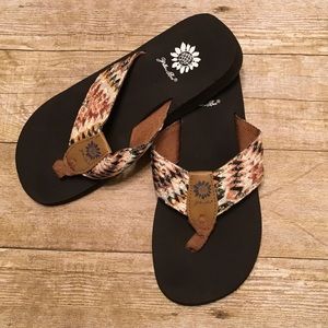 Yellow Box Flip-Flops